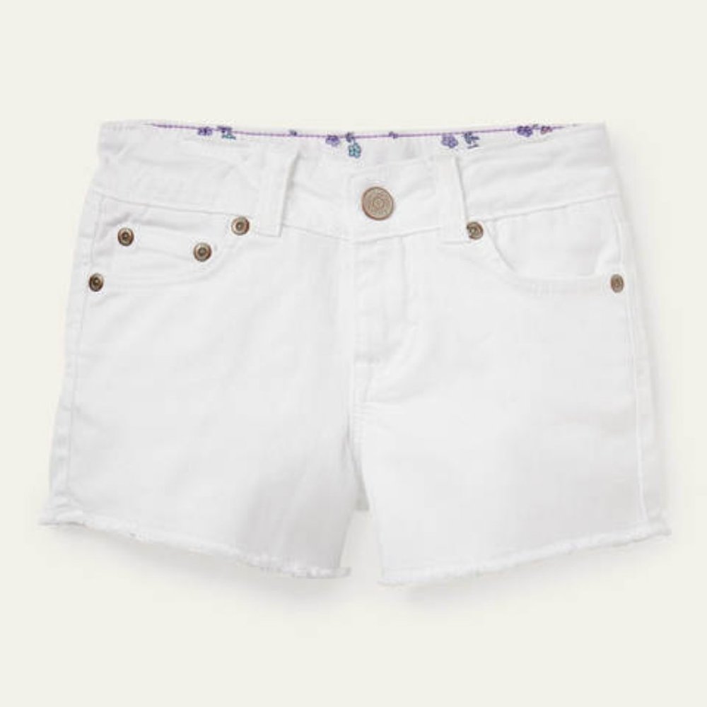 mini Boden white shorts